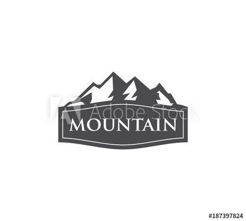 500x450 Mountain Logo Vector