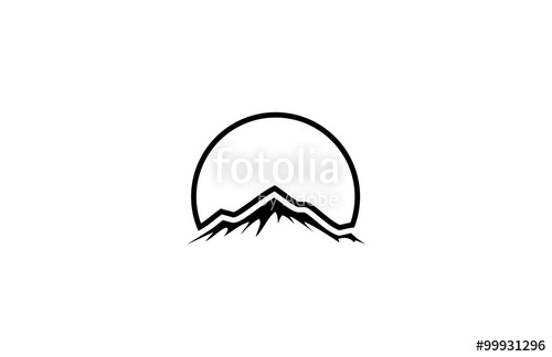 500x324 Mountain Logo Vector Stock Image And Royalty Free Vector
