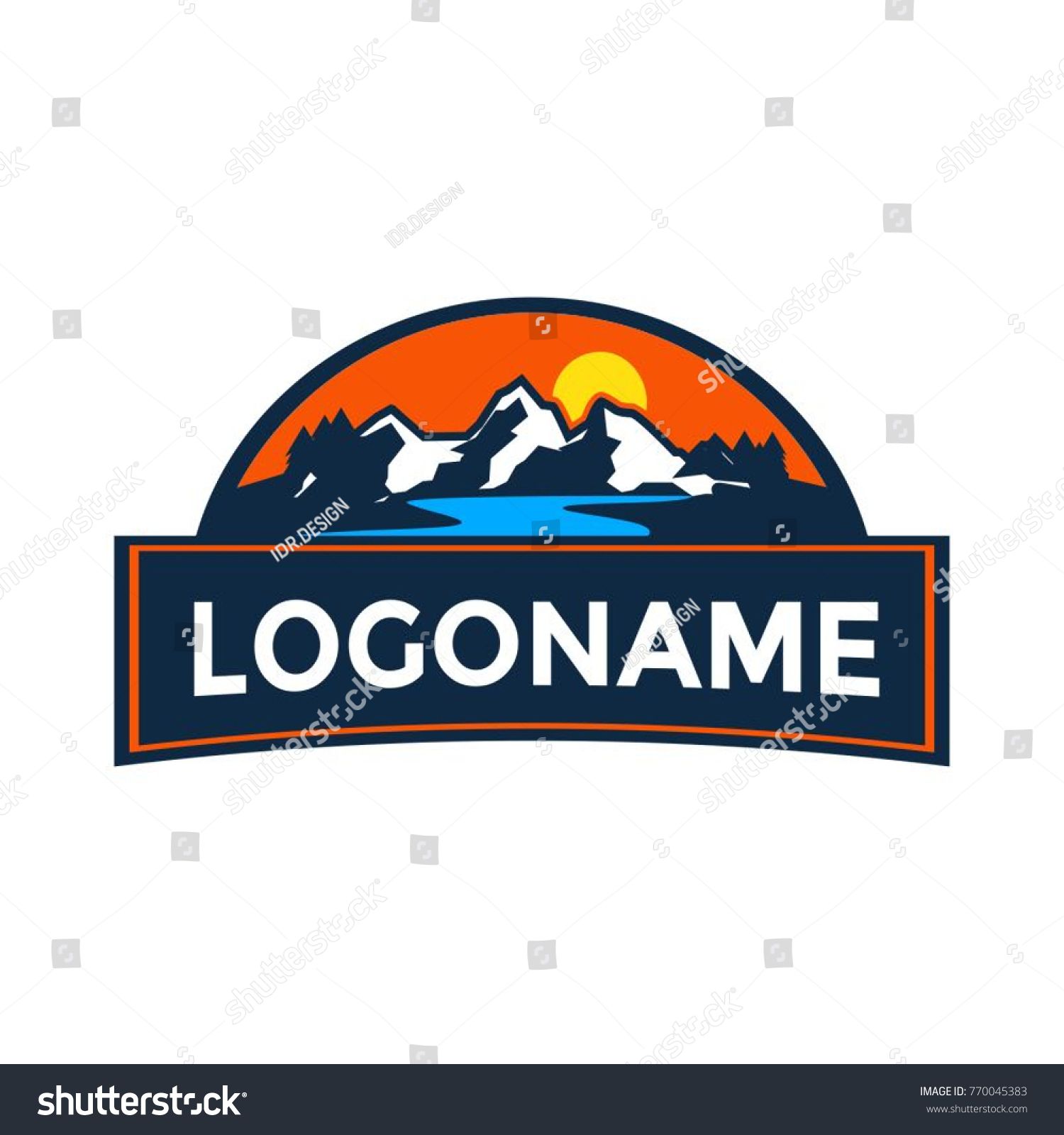 1500x1600 Modern Mountain Adventure Logo Vector Idr Design