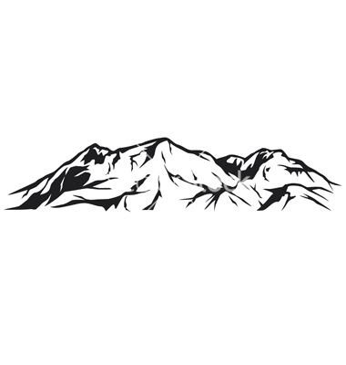 380x400 Mountain Landscape Vector