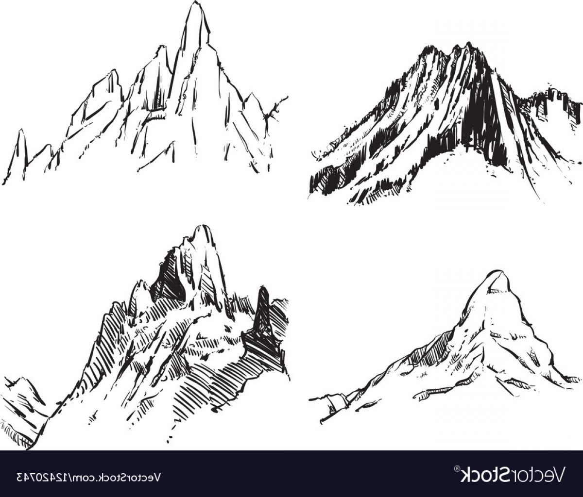 Free Free 319 Mountain Svg Outline SVG PNG EPS DXF File