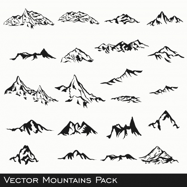 Free Free 200 Mountain Outline Svg SVG PNG EPS DXF File