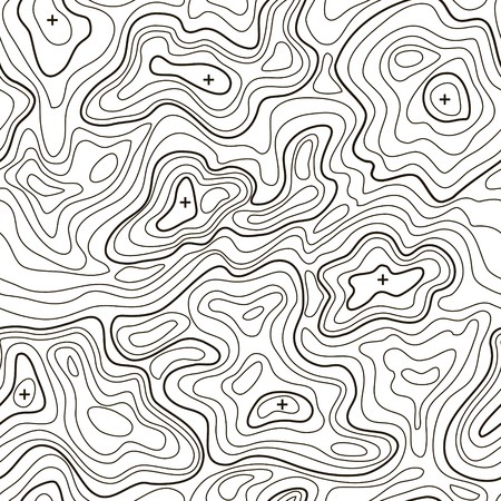 450x450 Landscape Topographical Map Line With Mountain Texture Background