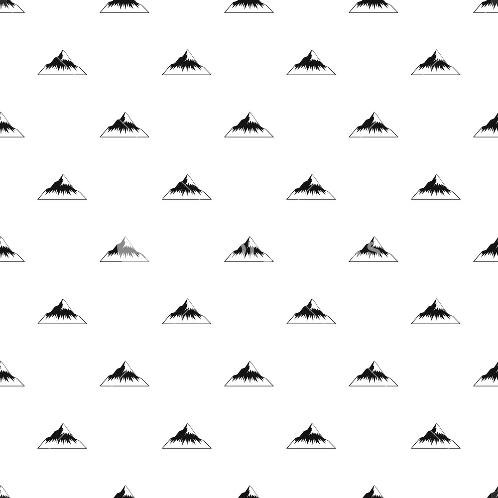 1000x1000 Mountain Pattern Vector Seamless Repeating For Any Web Design
