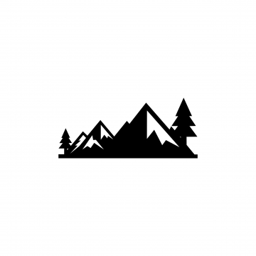 360x360 Mountain Silhouette Png, Vector, And Clipart With Transparent