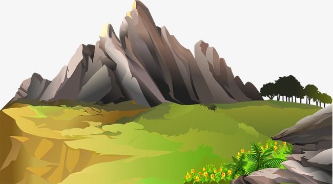 650x359 Mountains, Mountain Peak, Trees Png And Vector With Transparent