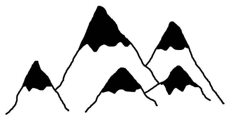 794x412 Mountains Vector Mountain Png Clip Art Doodle Hand Etsy