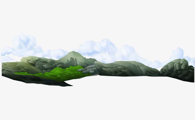 650x400 Distant Mountains And Clouds Vector Material, Far Away, Creative