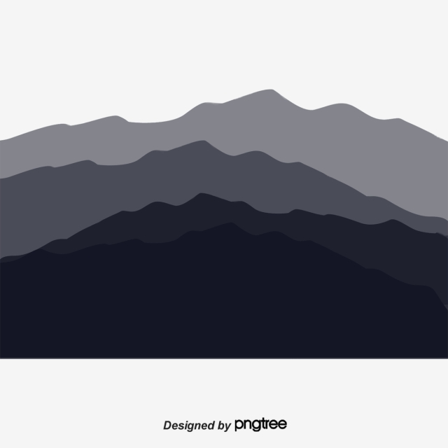 640x640 Huge Collection Of 'mountain Silhouette Vector' Download More