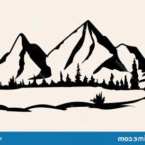 Mountain Range Vector at Vectorified.com | Collection of Mountain Range ...