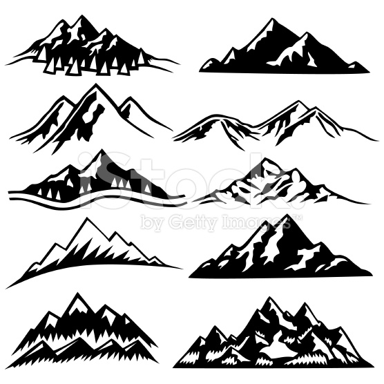 Mountain Range Vector at Vectorified.com | Collection of Mountain Range ...