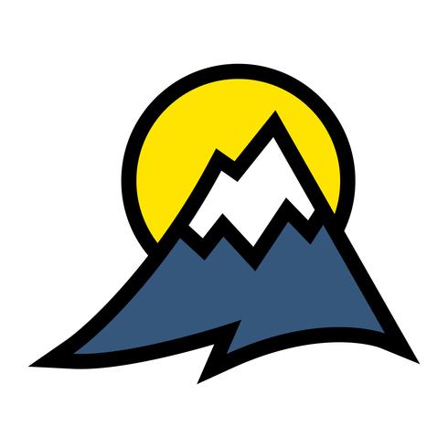 490x490 Mountain Range Vector Icon