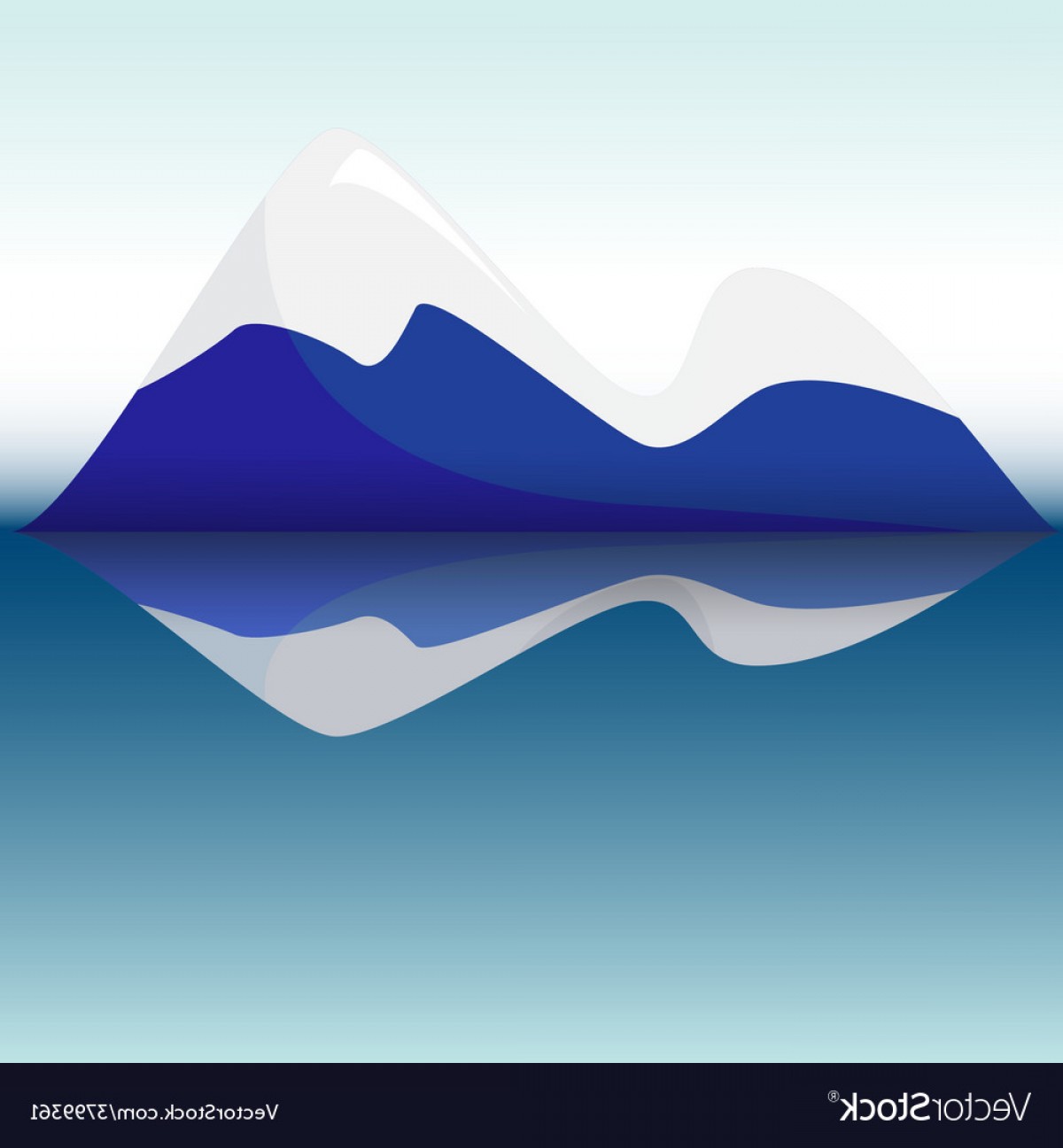 1200x1296 Vector Art Mountain And Lake Catamart