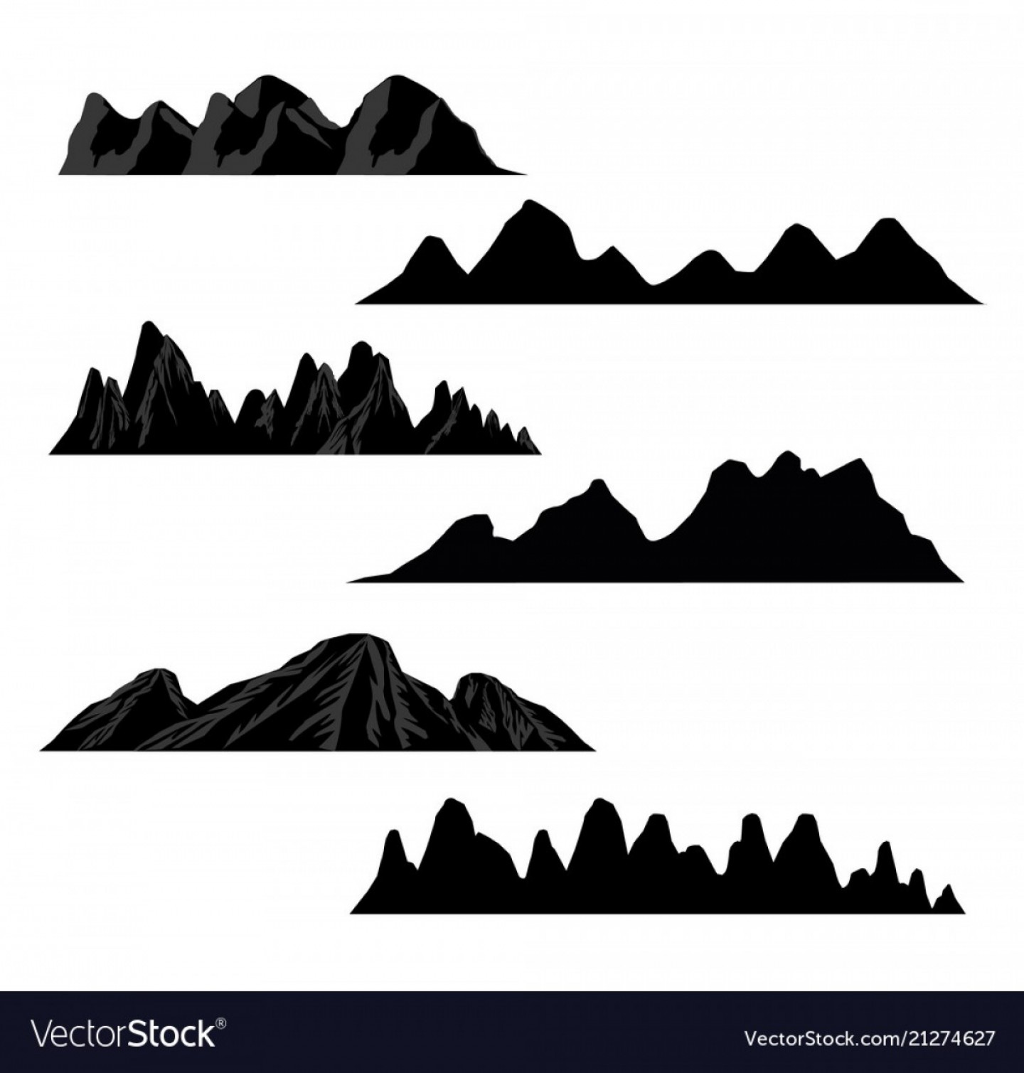 1440x1509 Mountain Silhouettes Overlook Rocky Hills Vector Wallkeeper
