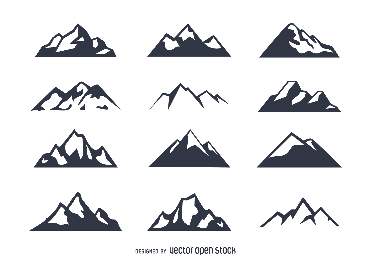 Download Mountain Silhouette Vector Free at Vectorified.com ...