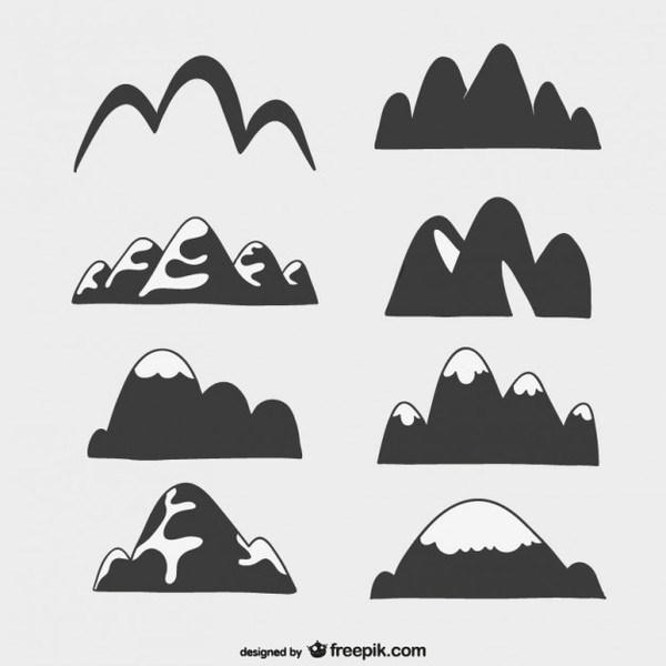 600x600 Mountain Vectors Download Free Vector Art Graphics