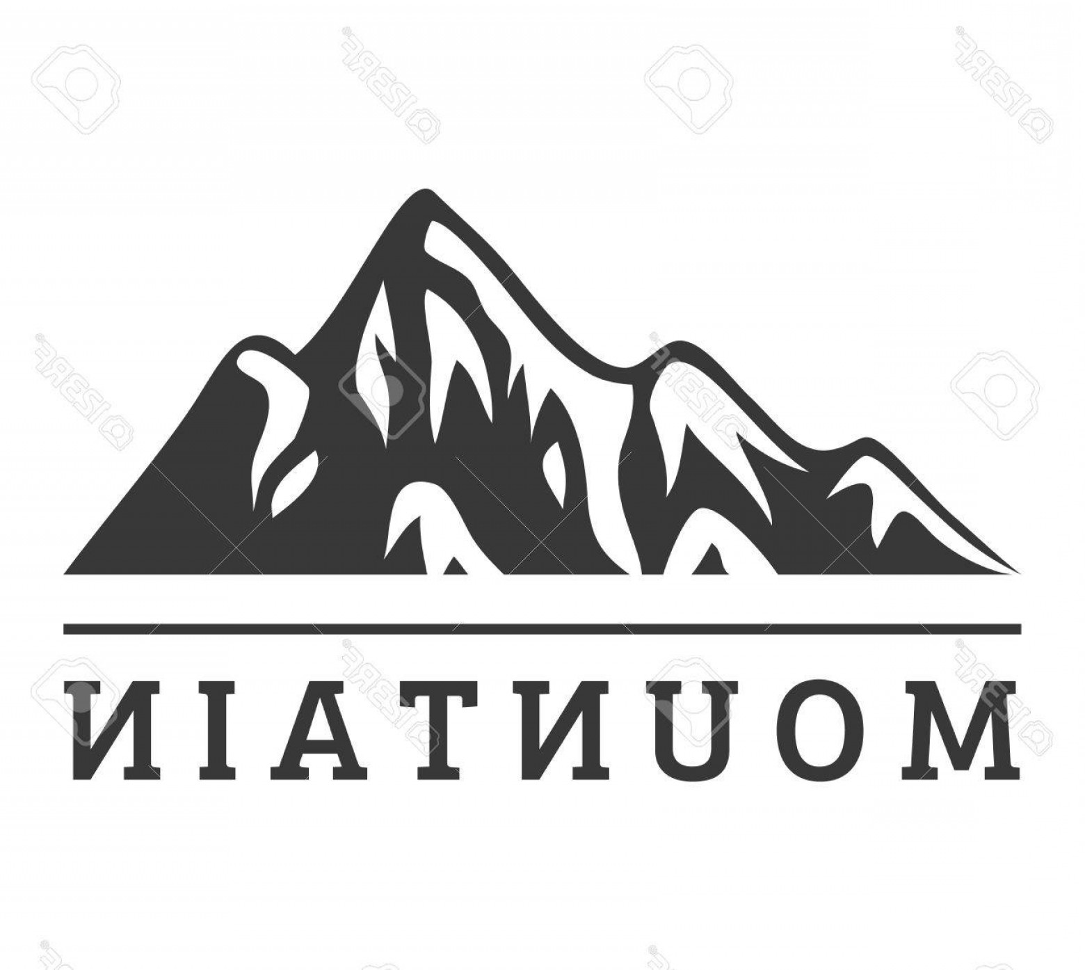 1560x1394 Photostock Vector Mountan Badge Mountain Silhouette Elements