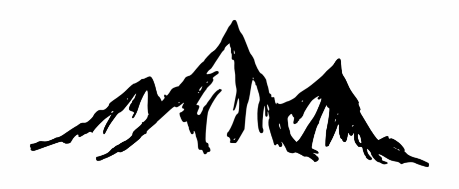 Mountain Silhouette Vector Free at Vectorified.com | Collection of ...