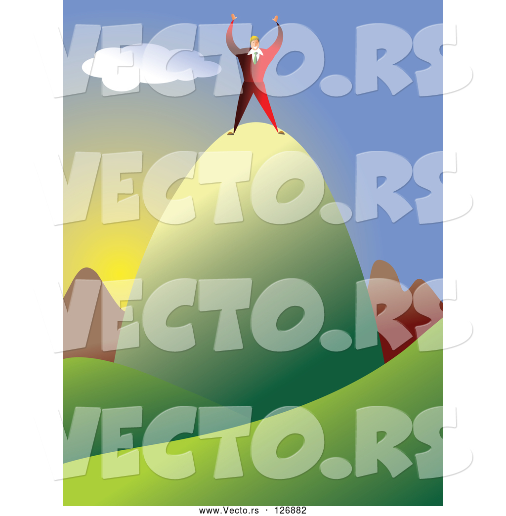 1024x1044 Vector Of Mountain Top