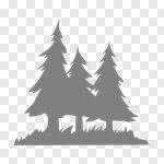 150x150 Slipart Mountain Mountain Range Tree Pine Tree Vector Vector Cut