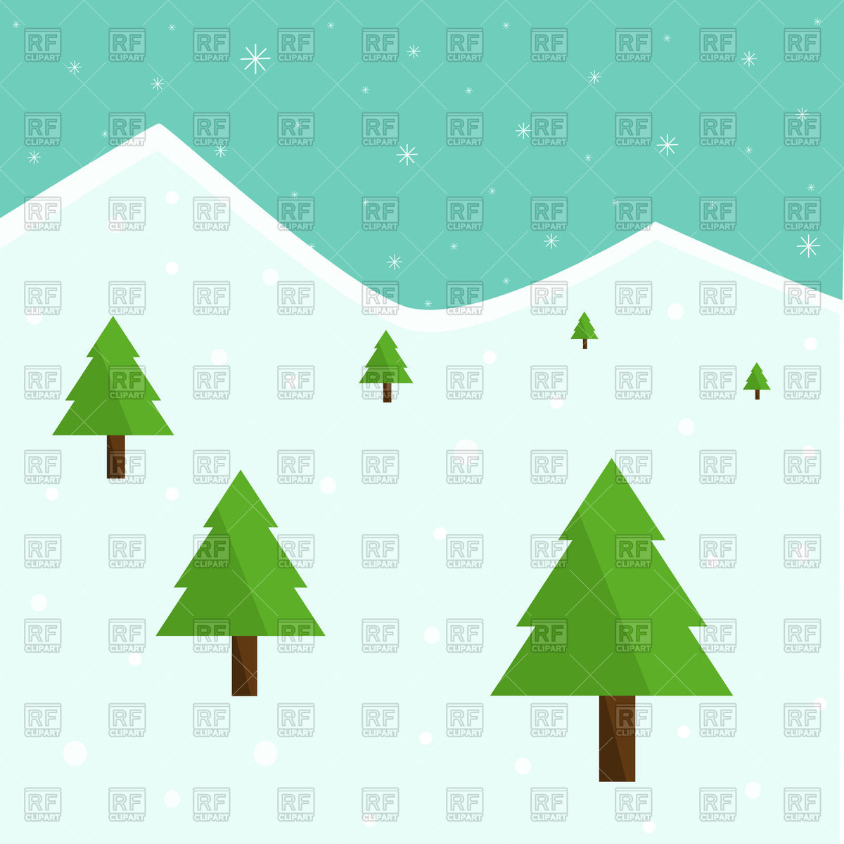 1200x1200 Winter Forest