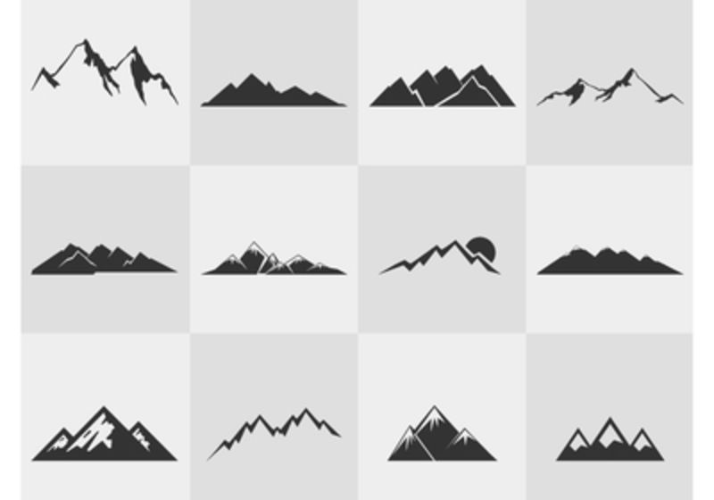 800x560 Mountain Tree Vector Cool Stuff Mountain Tattoo, Tattoos