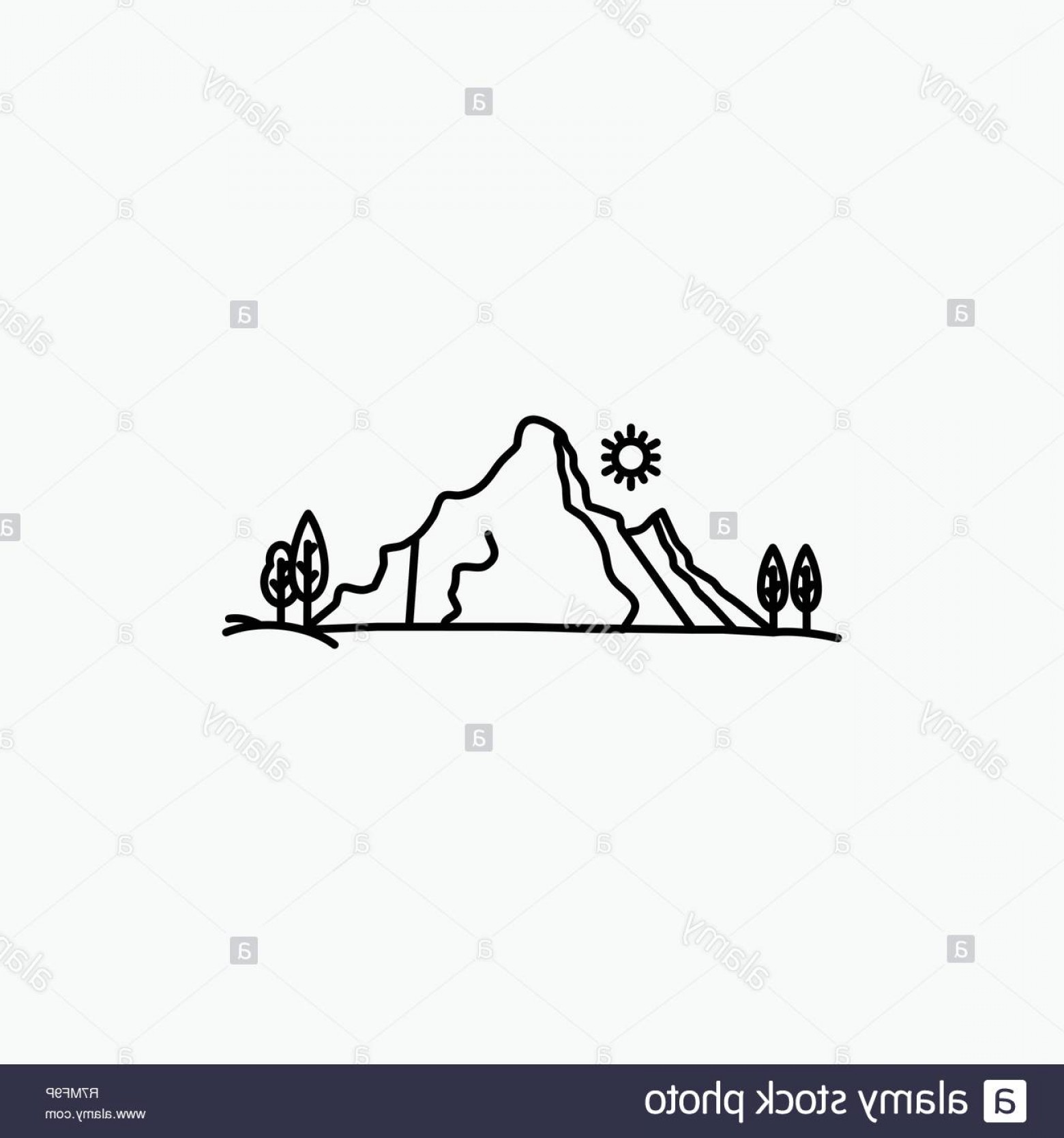 Mountain Vector at Vectorified.com | Collection of Mountain Vector free ...