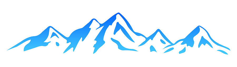 900x257 Silhouette Mountain Vector