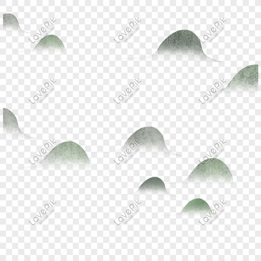 860x860 Hand Drawn Ink Mountain Vector Graphic Png Image Picture Free