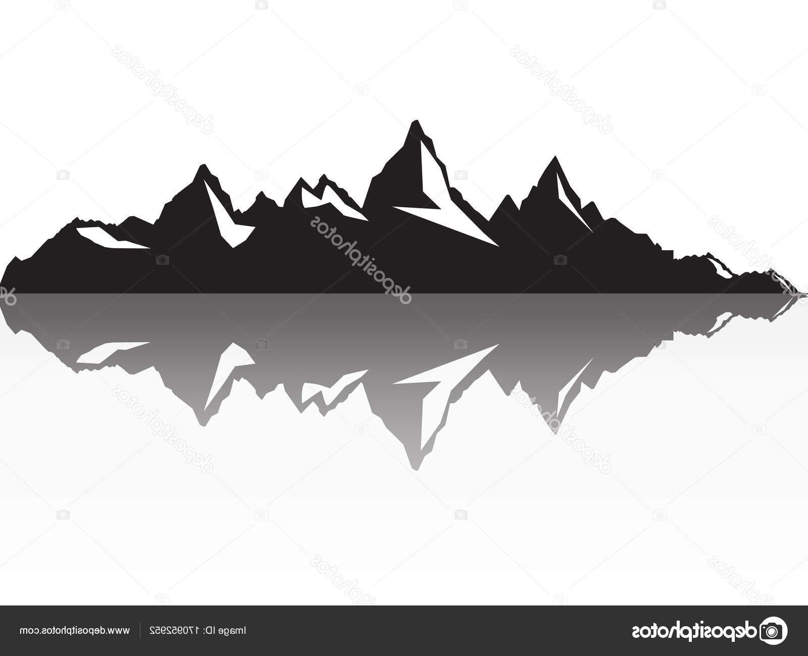 1600x1298 Best Hd Black And White Mountains Vector Free Free Vector