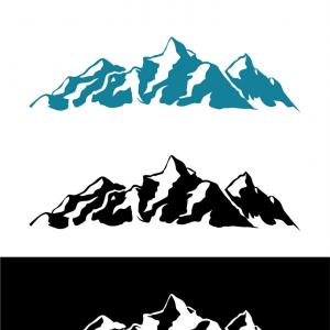 300x300 Life Is Like A Mountain Vector Typography Design Hoodamathrun