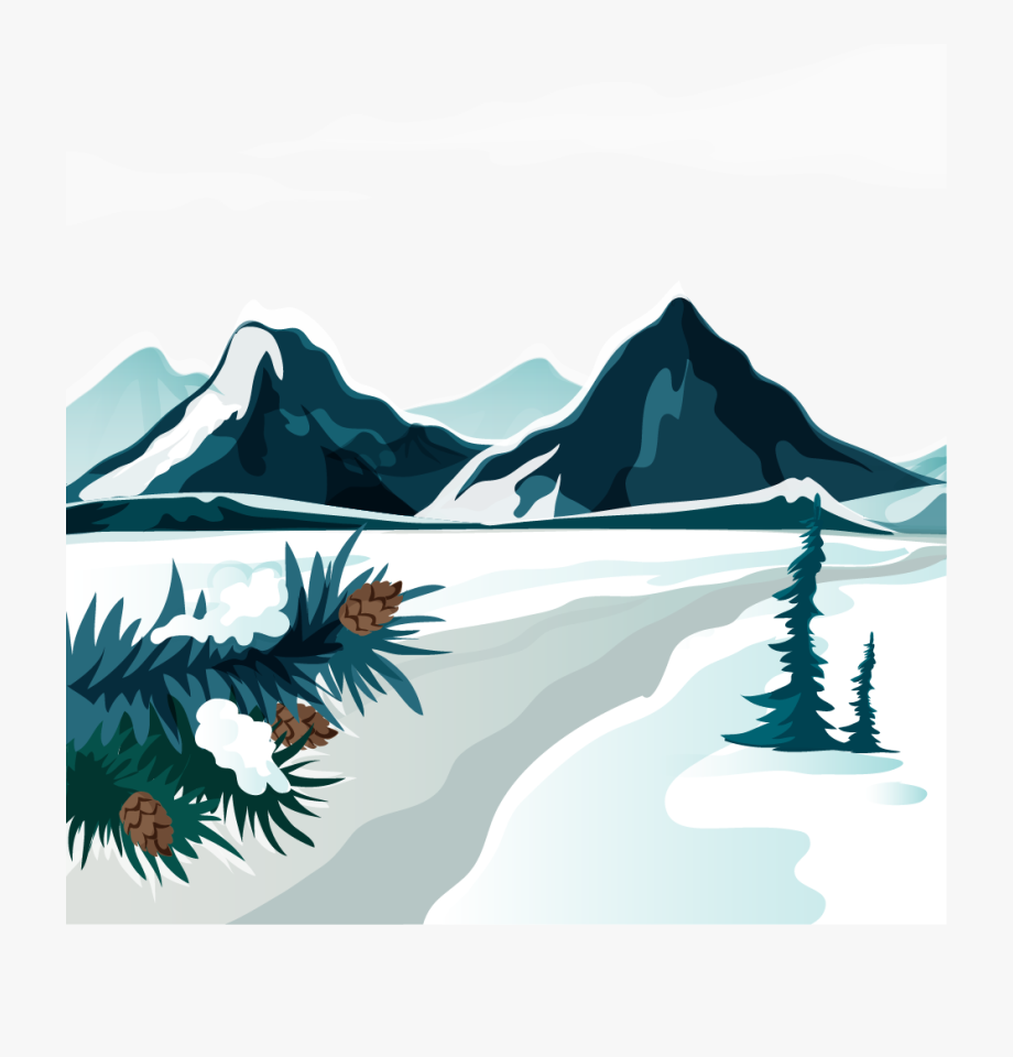 920x960 Alps Landscape Stock Illustration