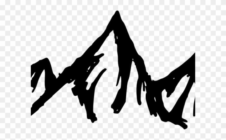 880x546 Drawn Mountain Vector Clipart