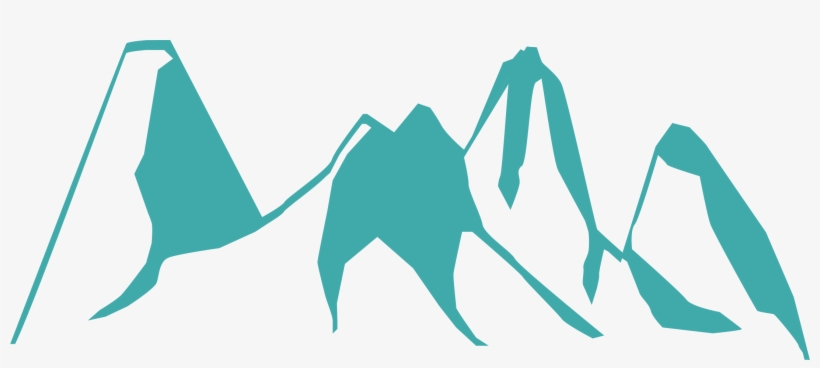 820x368 Beautiful Mountain Drawing Silhouette