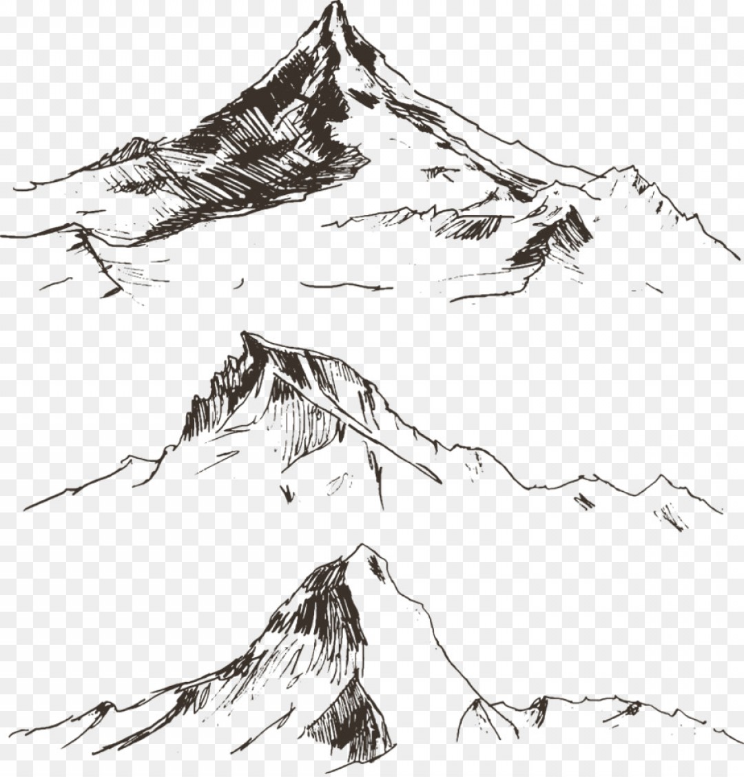 1080x1128 Png Drawing Mountain Royalty Free Illustration Vector Soidergi