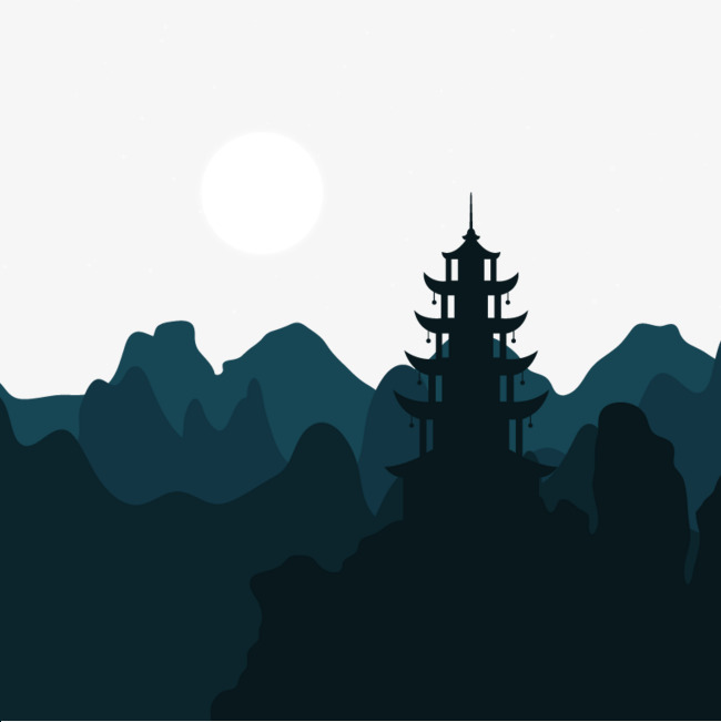 650x651 Download Free Png Mountain Hill Pagoda Trees Vector, Mountain