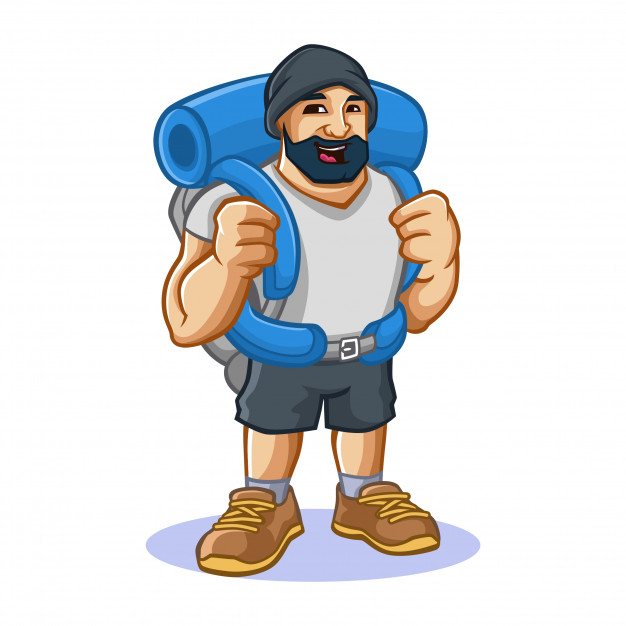 626x626 Mountaineer Vector Premium Download