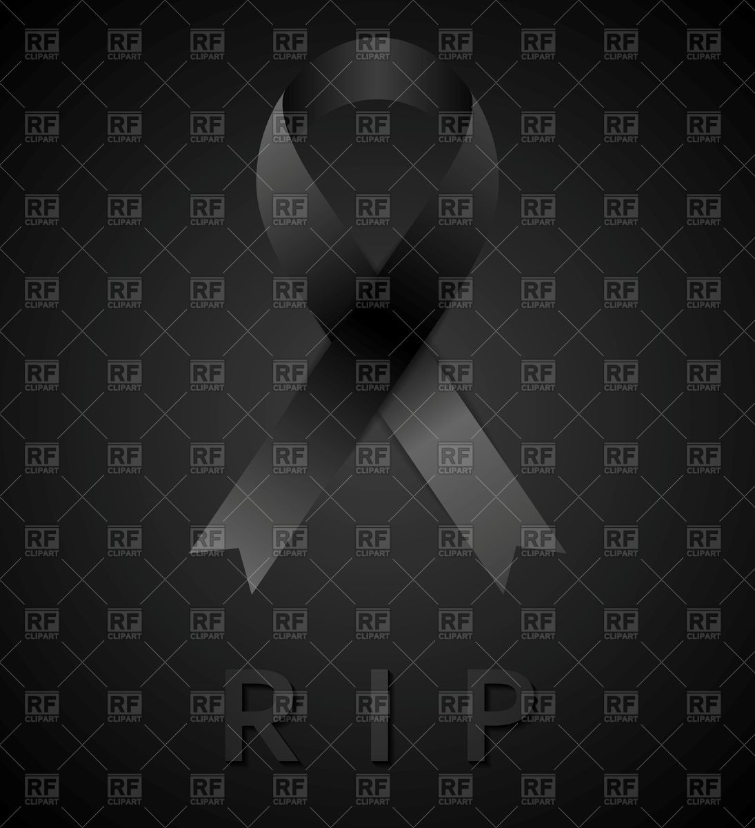 1095x1200 Black Mourning Tape And Rip Inscription Vector Image Of Design