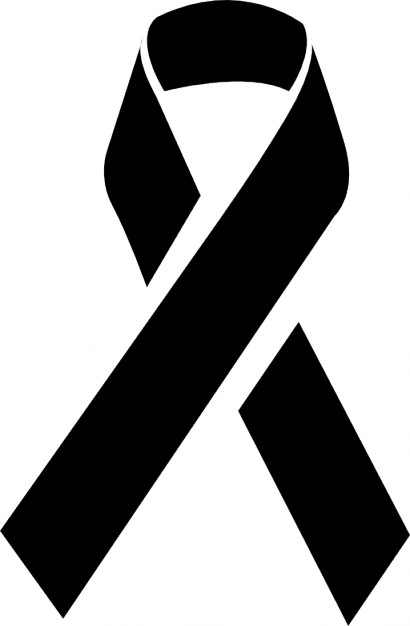 410x626 Bow Represents Cancer Or Mourning Icons Free Download
