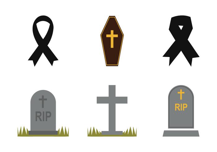 700x490 Free Mourning Vector Icon Set