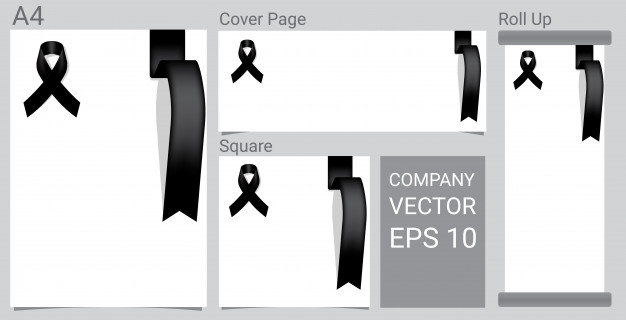 626x320 Mock Up Mourning Symbol Vector Premium Download