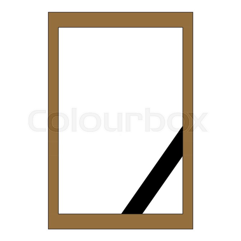 800x800 Mourning Frame For Photography Stock Vector Colourbox