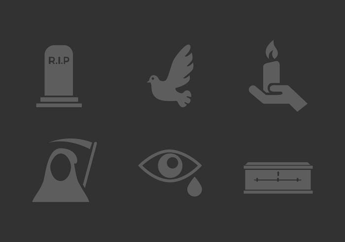 700x490 Vector Mourning Icon Set Free Graphics Uihere