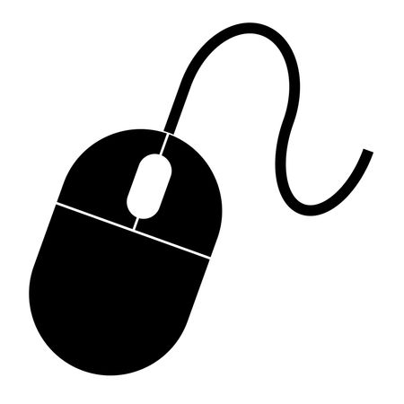 450x450 Vector Illustration Of Large Black Computer Mouse Icon Freestock