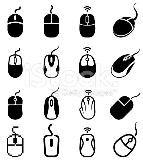 500x556 Computer Mouse Black And White Icon Set The Best Of Technology