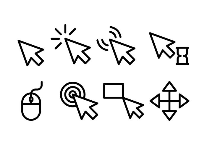 Mouse Pointer Vector Icons 700x490 Mouse Pointer Vector Icons