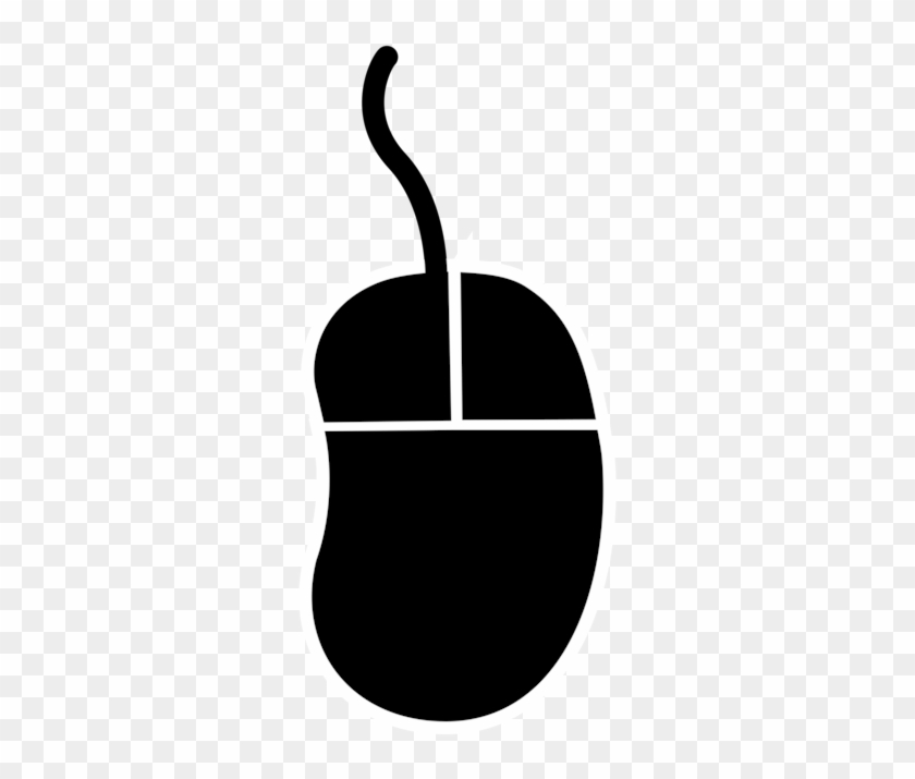 Mouse Silhouette Vector