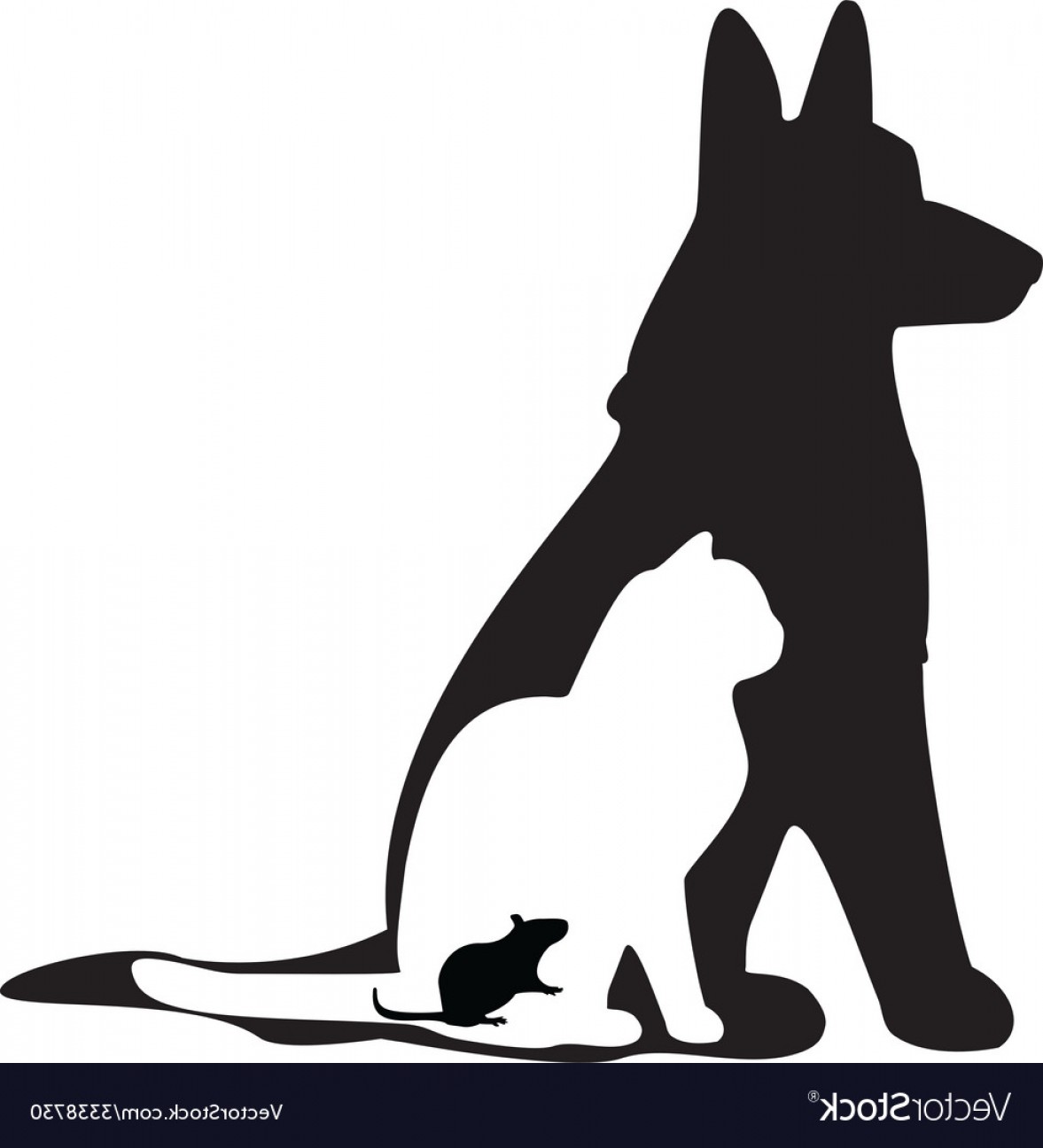 1177x1296 Mouse Cat Dog Silhouette Vector Soidergi