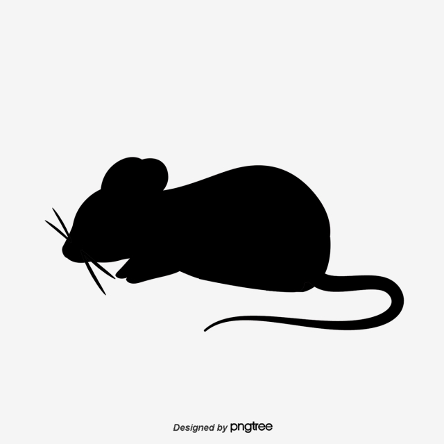 640x640 Mouse Silhouette, Mouse Vector, Silhouette Vector Png Transparent
