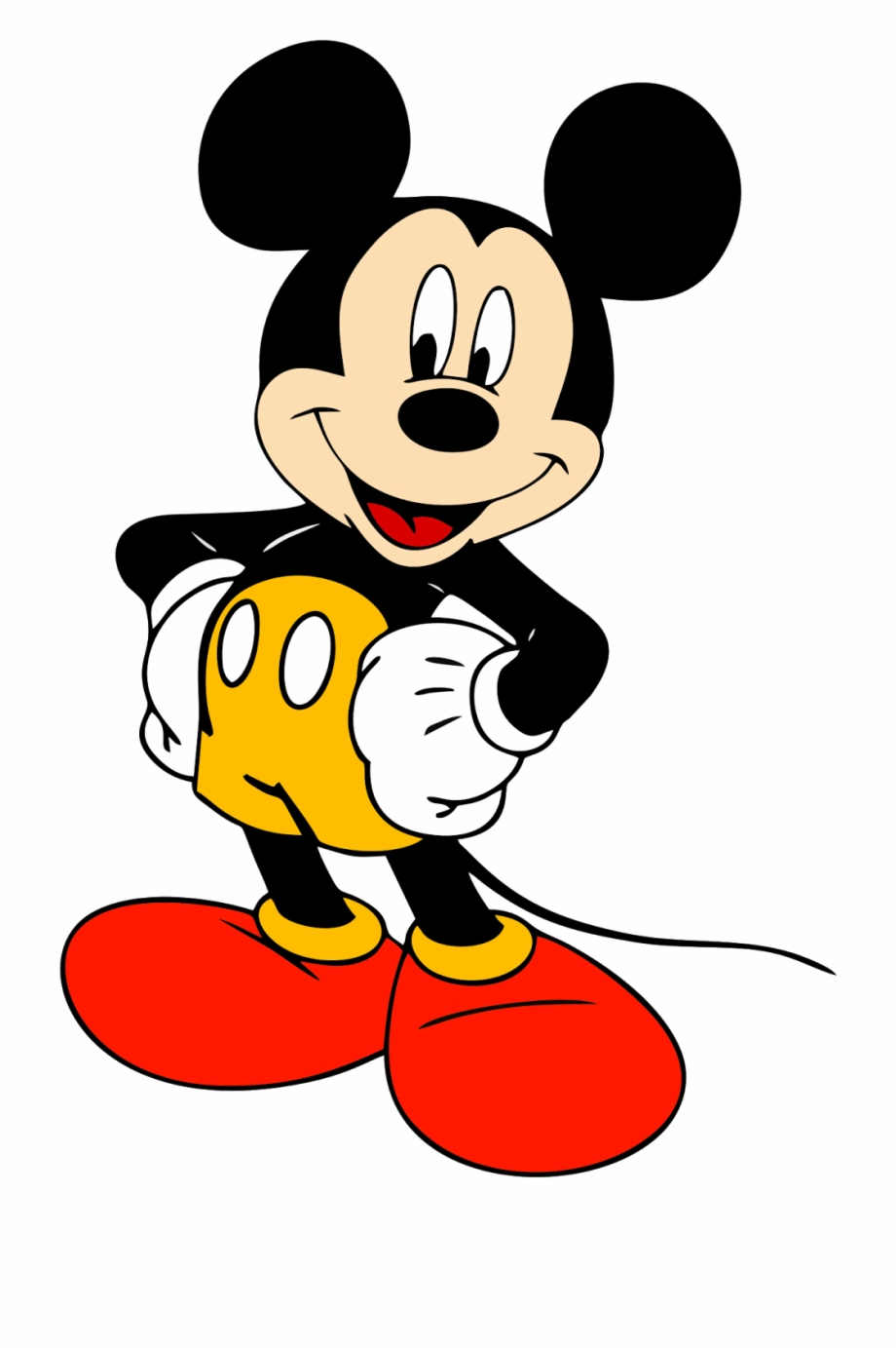 920x1383 Mickey Mouse Vector Png